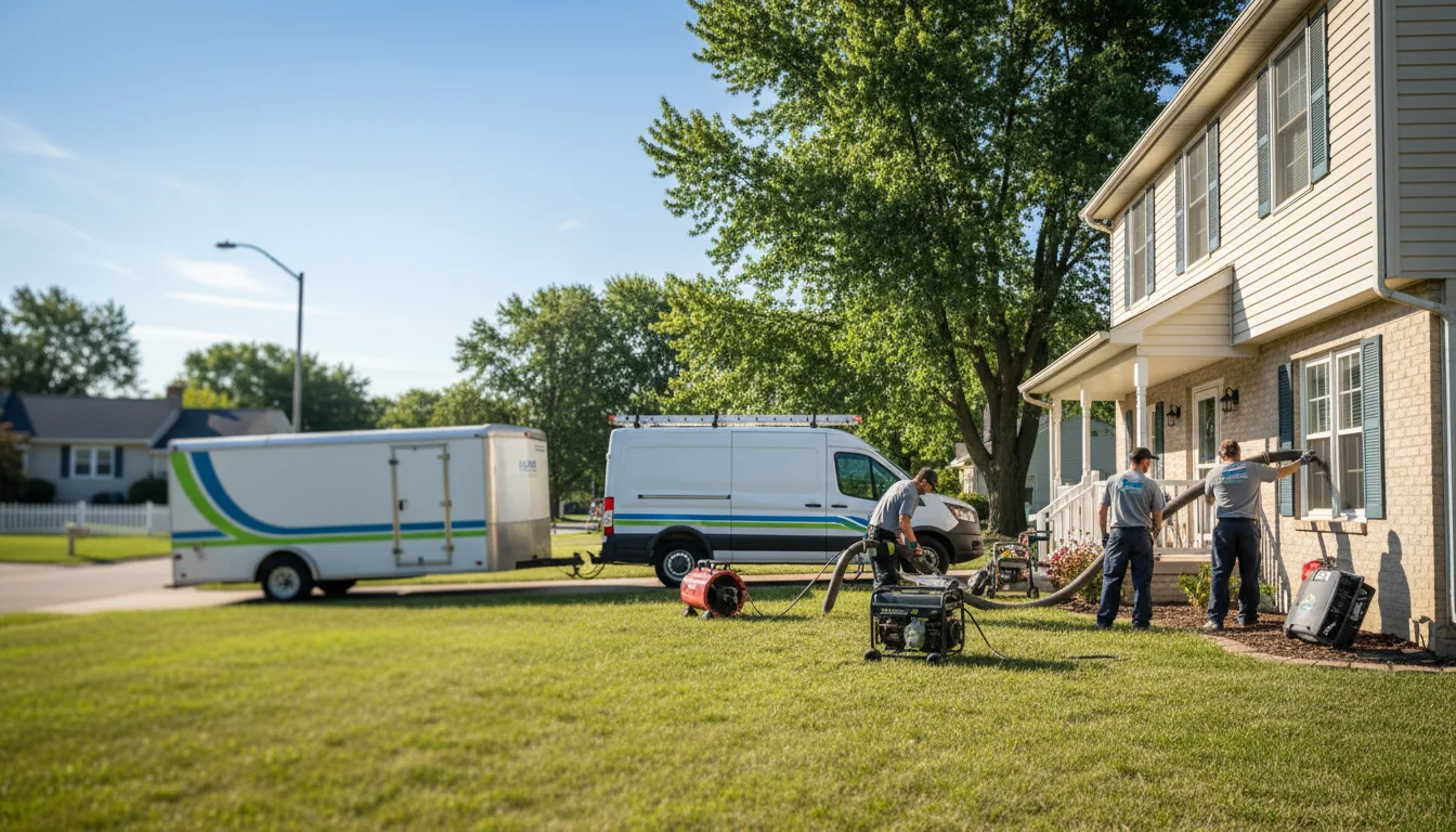 Flooded Basement Restoration And Cleanup With Repair in Durant, IA near me